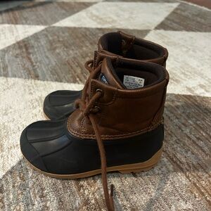 Sperry Kids Black and Brown Boots